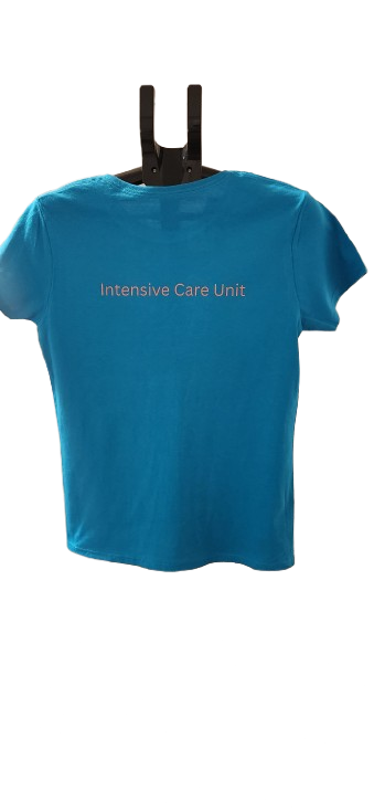 Blue Coloured Intensive Care Unit Short sleeve T-Shirt