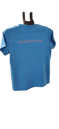 Blue Coloured Hospital At Home Short Sleeve T-Shirt