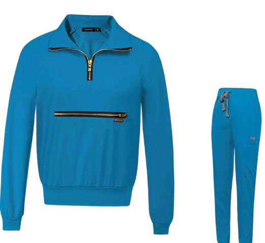 Blue Coloured Scrub Set