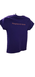 Purple Coloured Hospital At Home T-Shirt